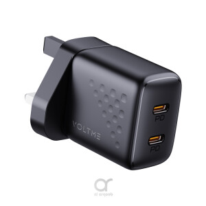 Voltme Revo 35 Duo Lite Wall Charger (35W) Black