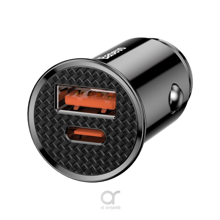 Baseus Circular PPS smart car charger with USB Quick Charge 4.0 QC 4.0 and USB