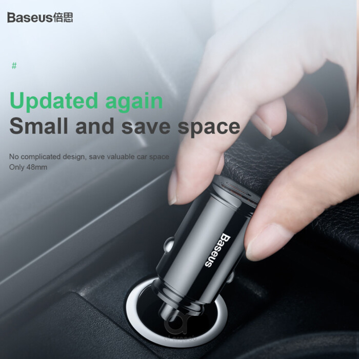 Baseus Circular PPS smart car charger with USB Quick Charge 4.0 QC 4.0 and USB