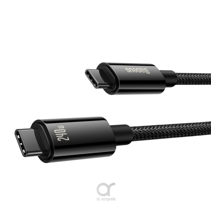 Baseus Tungsten Gold Fast Charging Data Cable Type-C to Type-C 240W 2M