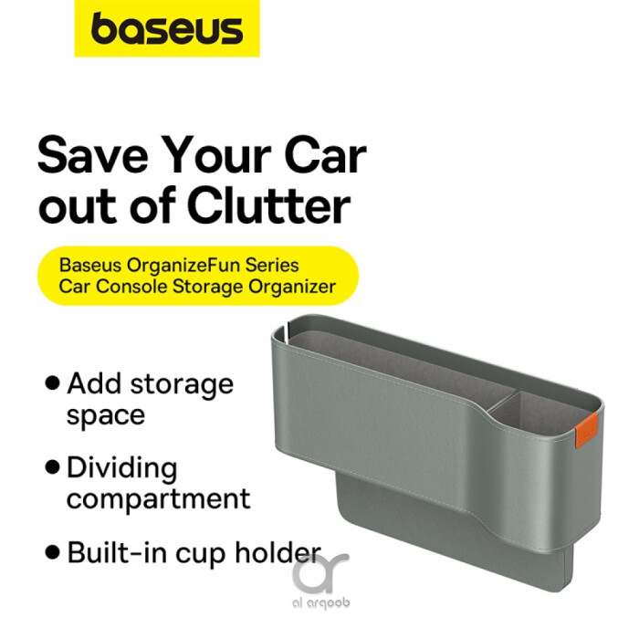 Arqoob - Baseus Car Seat Gap Organizers Storage Box Console with