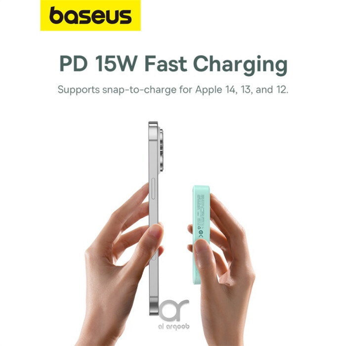 Baseus MagPro 5000mAh Wireless Fast Charging Power Bank PD 20W  With Magnetic Stand