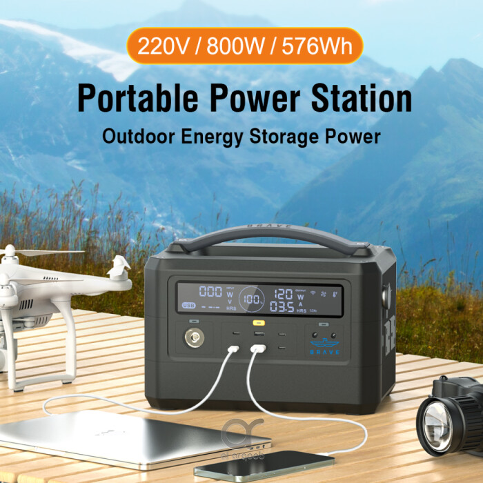Brave 800W Portable Power Station 160000mAh
