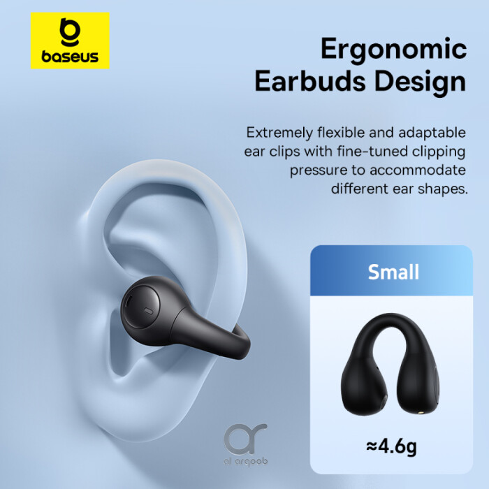 Baseus AirGo AS01 Open Ear Clip On Wireless Earbuds for Sports