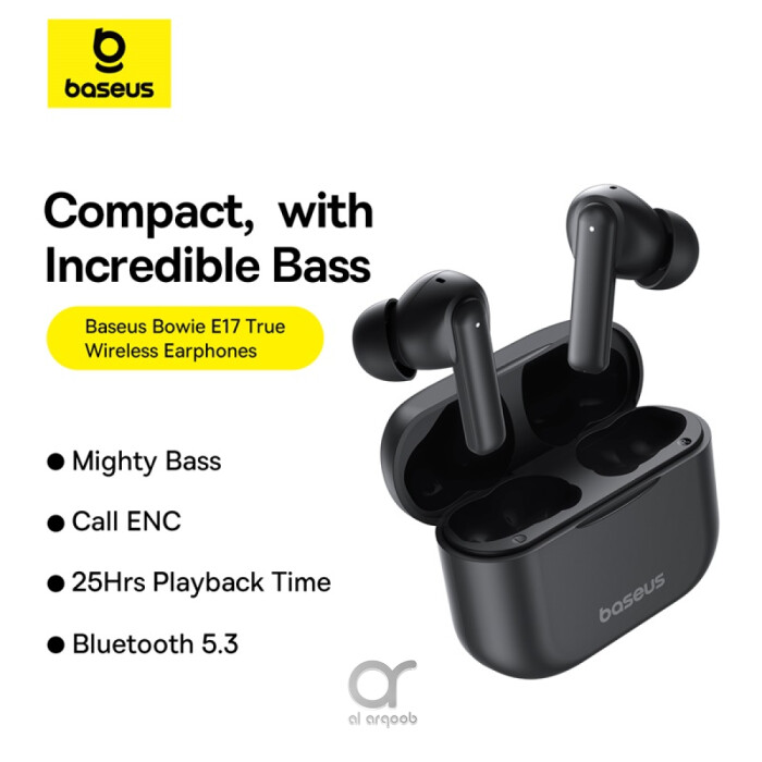 Baseus Bowie E17 True Wireless Bluetooth Earphones With Dual Mic ENC & Punchy Bass