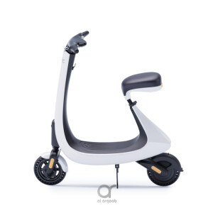Brave Electric Scooter PRO With Dual Suspension And Full Twist Throttle, Max Speed 25Km/h And Range Upto 70Km On Single Charge  BES-PRO - White