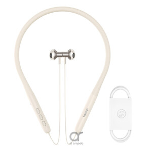 Baseus Bowie P1 Neckband Wireless Earphones - 30H Playtime, V5.2 Bluetooth Headphones, Magnetic In-Ear Earbuds, IPX5 Waterproof - White
