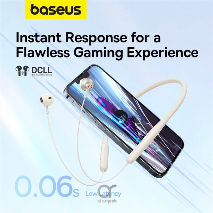 Baseus Bowie P1 Neckband Wireless Earphones - 30H Playtime, V5.2 Bluetooth Headphones, Magnetic In-Ear Earbuds, IPX5 Waterproof - Black