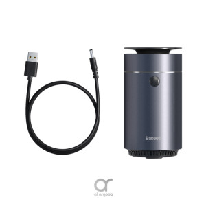 Baseus Car Diffuser & Humidifier - USB Powered Portable Aroma Air Freshener & Cool Mist Auto Air Humidifier for Home, Office & Car - Grey