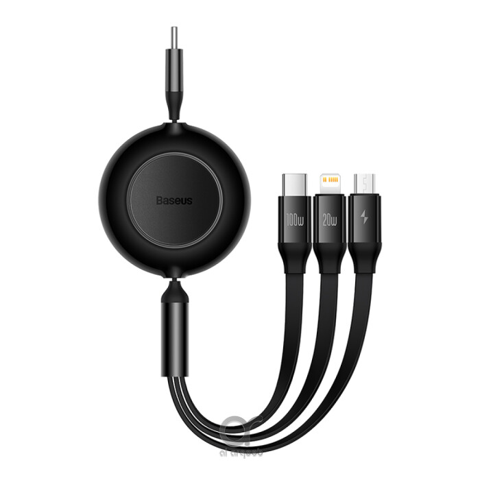 baseus-bright-mirror-2-series-retractable-cable-3-in-1-fast-charging-data-cable-type-c-to-type-c-lightning-micro-3-5a-1-2m-black