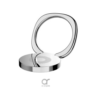 Baseus Privity Ring Holder | 360 Degree Rotating Metal Finger Grip Adjustable Phone Holder & Stand - Silver