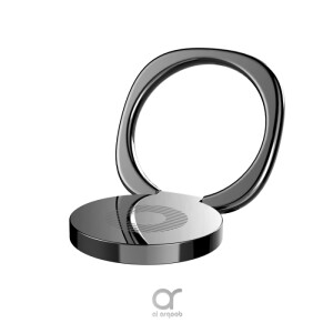 Baseus Privity Ring Holder | 360 Degree Rotating Metal Finger Grip Adjustable Phone Holder & Stand - Black