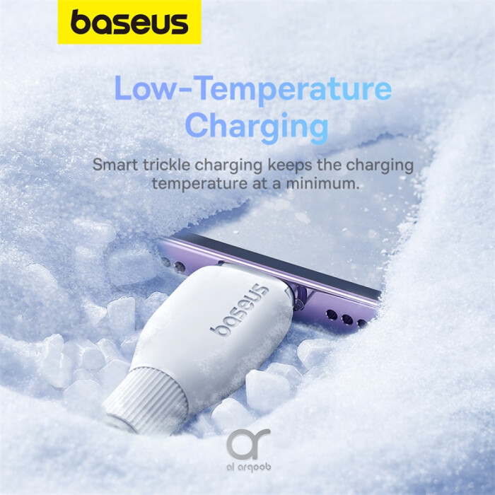 Baseus Pudding Series Fast Charging Cable With High-Speed Data Transmission Type-C to Lightning 20W 2.22A 2M - White