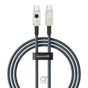 Baseus Unbreakable Series 100W PD Fast Charging Data Cable Type-C to Type-C 1M - White