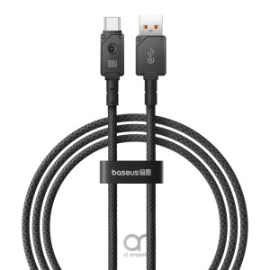 Baseus Unbreakable Series 100W Fast Charging Data Cable USB-A to Type-C 6A 1M - Black