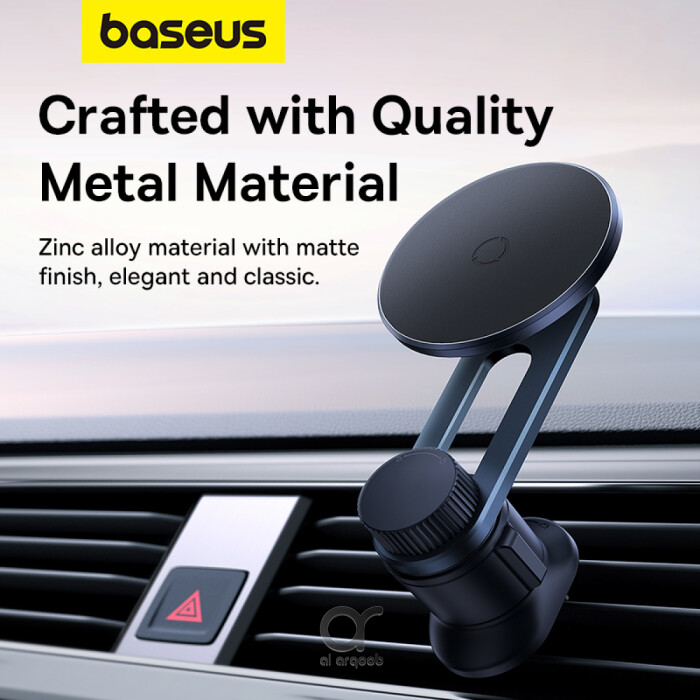 Baseus MagPro Series  Magnetic Car Phone Holder - 360° Adjustable Air Vent Mount with N52 Magnets, Easy Install - Black