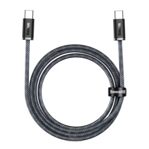 Baseus Dynamic Series Type-C to Type-C Cable - 100W PD Fast Charging & 480Mbps Data Transfer, Nylon Braided 2M - Black