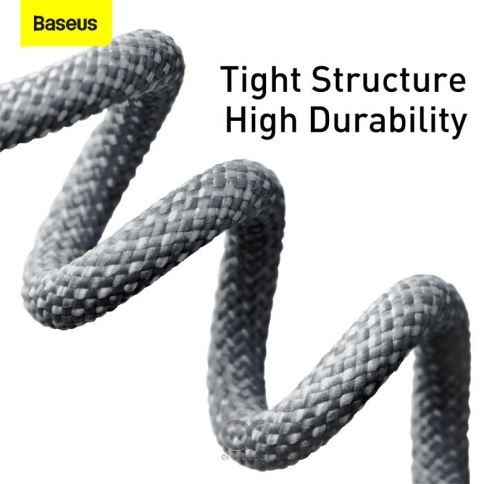 Baseus Dynamic Series Type-C to Type-C Cable - 100W PD Fast Charging & 480Mbps Data Transfer, Nylon Braided 2M - Black