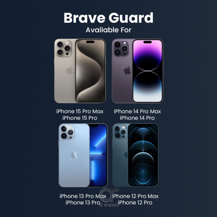 SP-15MA	BRAVE Premium Privacy Screen Protector for iPhone 15 Pro Max - 2.5D Curved Black Edges, 9H Tempered Glass, Easy Installation Tray, Bubble-Free, Scratch Resistant - Privacy