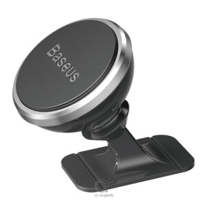 Baseus Magnetic Car Phone Holder - 360° Adjustable Car Mount - Black + Silver