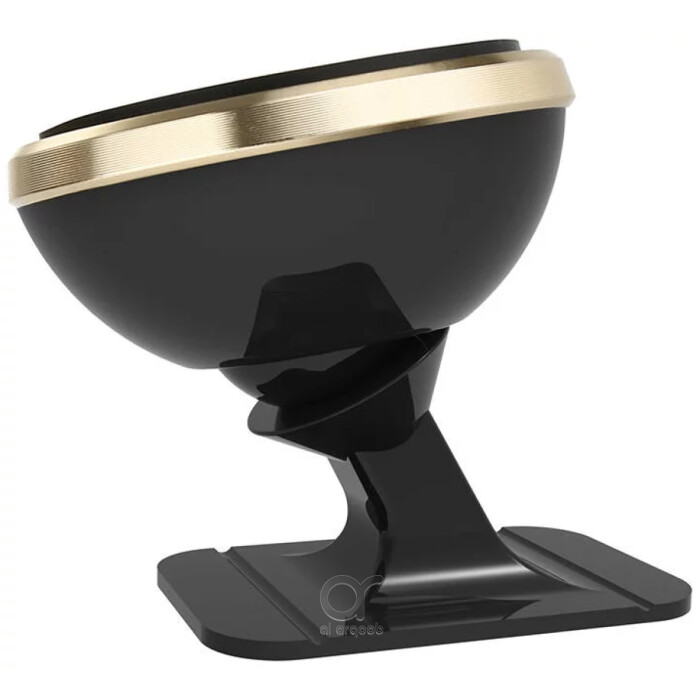 Baseus Magnetic Car Phone Holder - 360° Adjustable Car Mount - Black + Gold