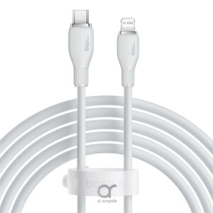 Baseus Pudding Series Fast Charging Cable With High-Speed Data Transmission Type-C to Lightning 20W 1.2M - White