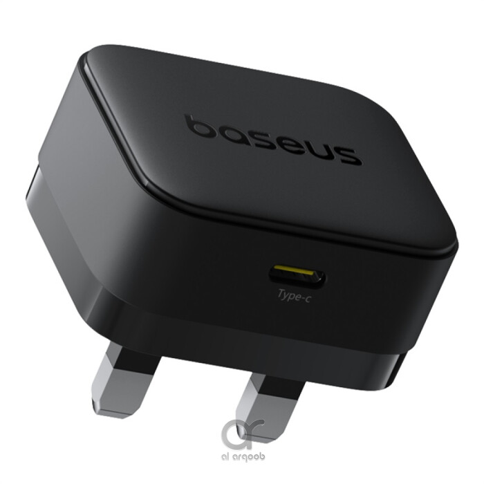 Baseus Palm 20W PD Type-C Fast Charging Wall Charger - Ultra Fast USB-C Charger With UK Plug - Black