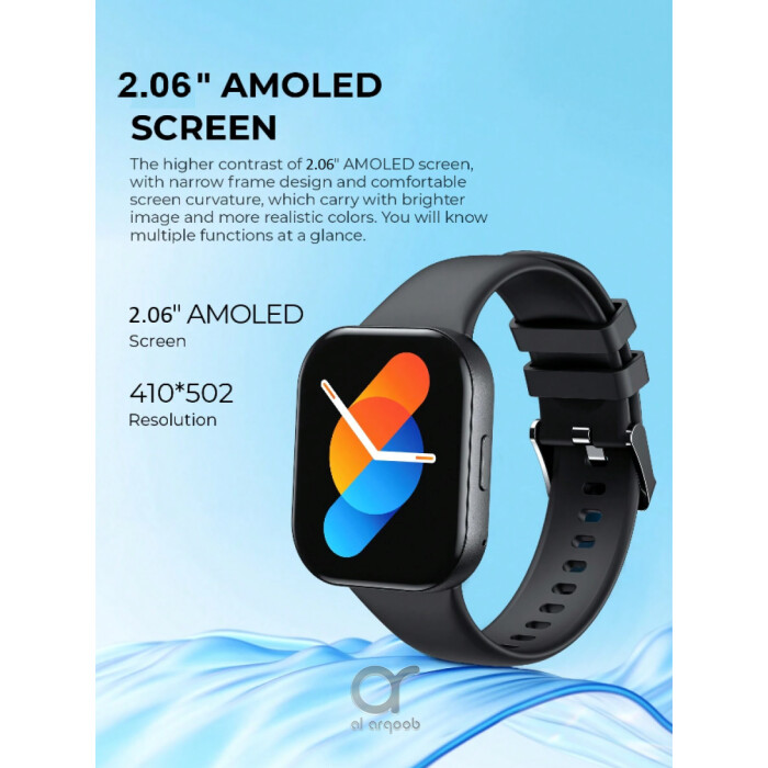 Smart Watch 2.06&quot; AMOLED Display, IP68 Waterproof