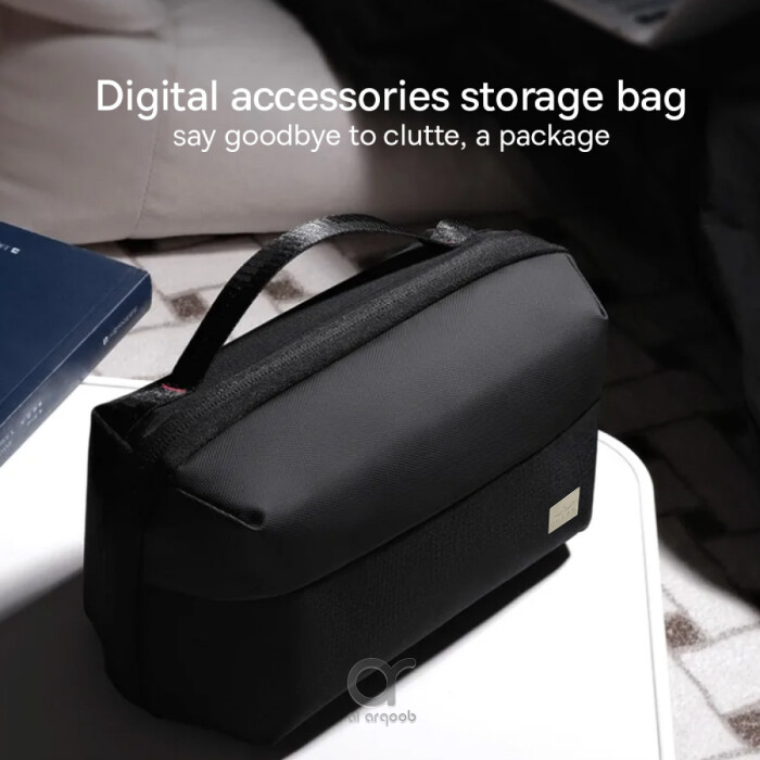 Brave Tech Pouch Organizer Portable Gadget Storage For Travel - BTP-03 - Black