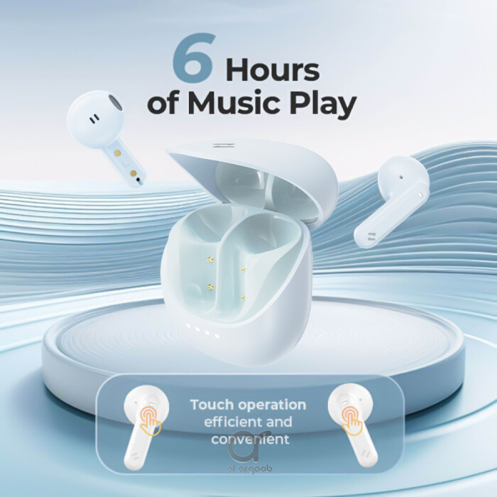 Havit TW931 TWS Earbuds - Dual Mic AI-ENC, Clear Call, Bluetooth 5.4, Dual-Mode Low Latency, Touch Control, 20H Playtime - Blue