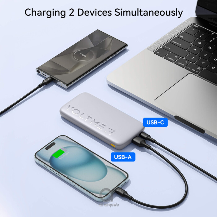 VOLTME Hypercore 10,000mAh Power Bank PD 3.0, Fast Charging Type