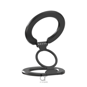 BRAVE 3-in-1 Magnetic Ring Holder & Kickstand – Secure Grip & Hands-Free Viewing for All Smartphones