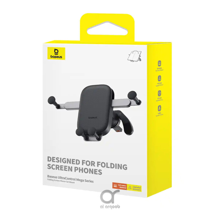 Black Baseus Car Phone Holder for iPhone 15 Pro Max