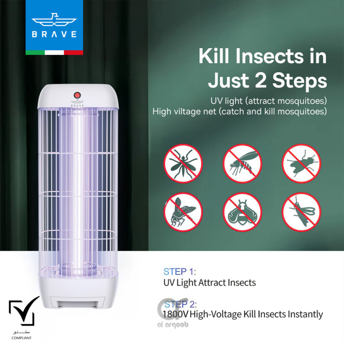 Brave 15W UV Insect Zapper – Effective Indoor &amp; Outdoor Pest Control