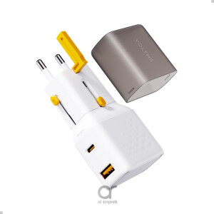 VOLTME VITO Go EzTravel 35W Dual Port Fast USB Charger Plug | Arqoob