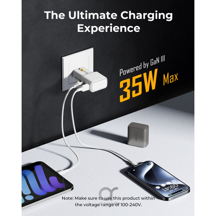 high-end VOLTME VITO Go EzTravel 35W Wall Chargers