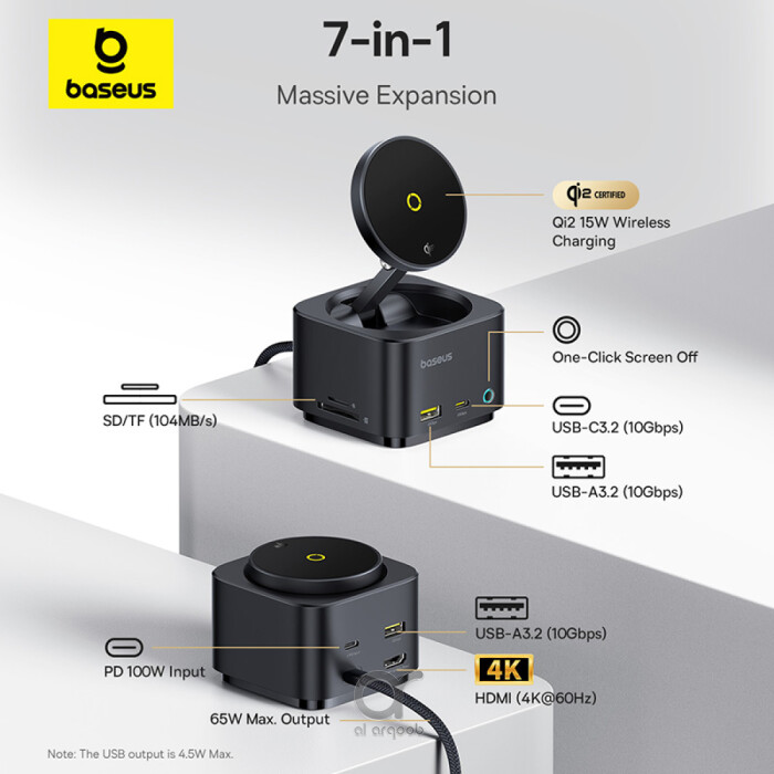 baseus 7-in-1 Magnetic Hub & Docking quality