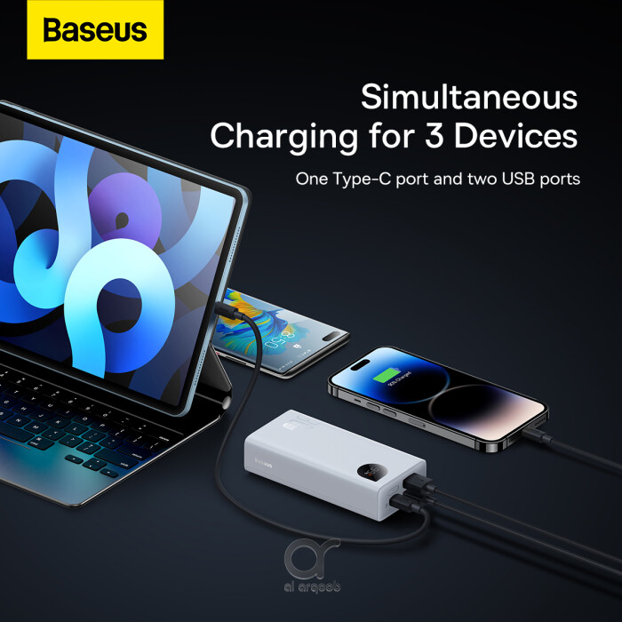 Baseus Adaman2 30W 10000mAh Power Bank – Digital Display, Fast Charge