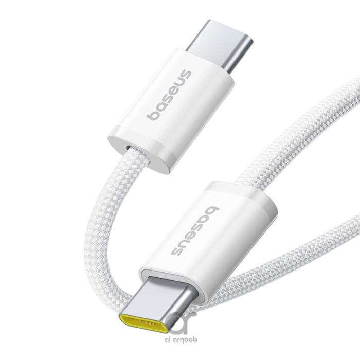 Baseus Dynamic 4: 100W USB‑C Cable, 2M White – Fast Charge