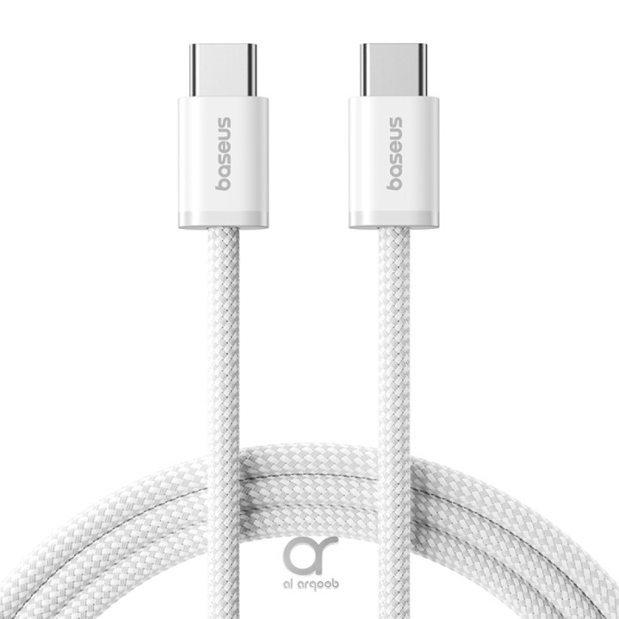 Baseus Dynamic 4: 100W USB‑C Cable, 2M White – Fast Charge