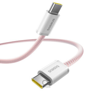 Baseus Dynamic 4: 100W USB‑C Cable, 2M White – Fast Charge