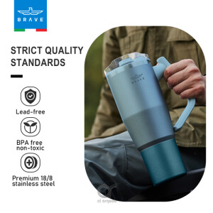 Brave Temp Guard Vacuum Insulated Travel Mug 1200ml - Blue