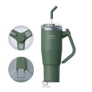 Brave Temp Guard Vacuum Insulated Travel Mug 1200ml - Green