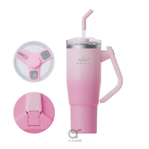 Brave Temp Guard Vacuum Insulated Travel Mug – 1200ml - Pink