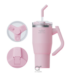 Brave Temp Guard Vacuum Insulated Travel Mug 950ml - Pink