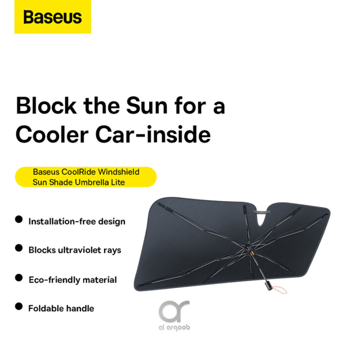 Baseus CoolRide Windshield Sun Shade Umbrella Lite Small Black