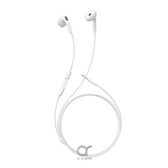 Wired Earphones – 3.5mm Jack, Moon White