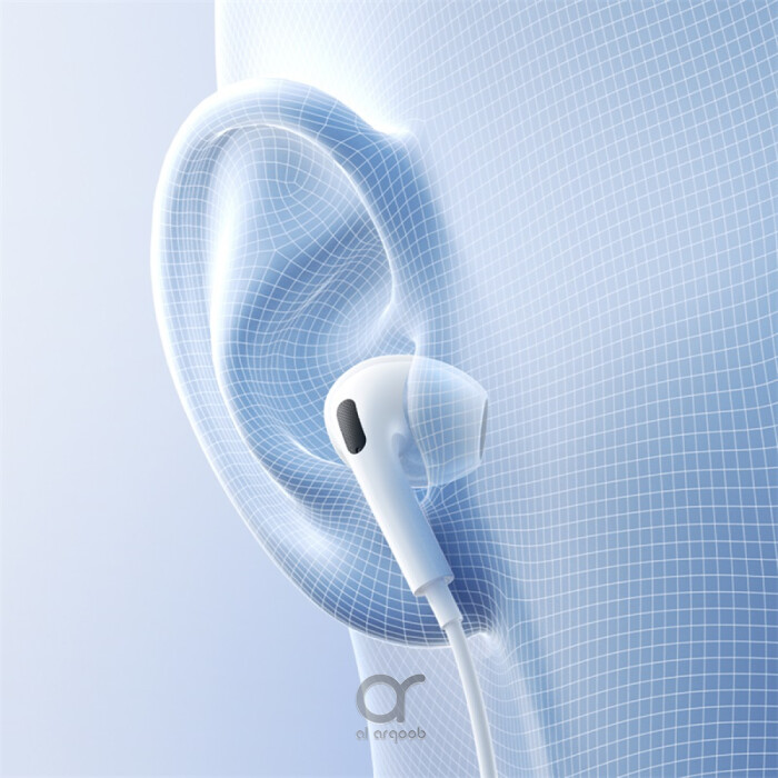 Wired Earphones – 3.5mm Jack, Moon White