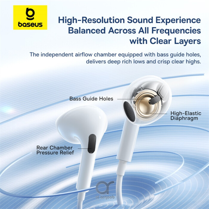 Wired Earphones – 3.5mm Jack, Moon White