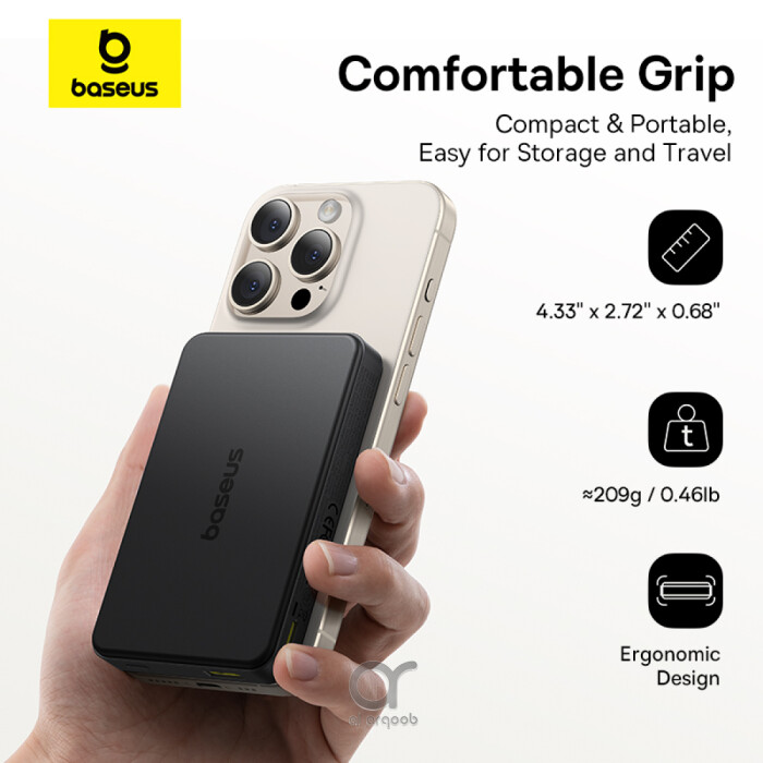 Baseus Airpow II Qi2 10000mAh Magnetic Power Bank